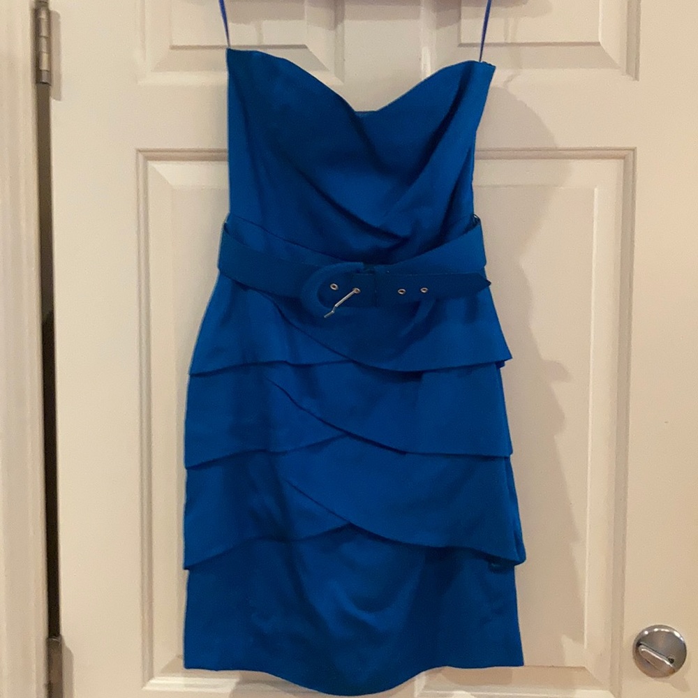 Vibrant Blue Trina Trunk Dress